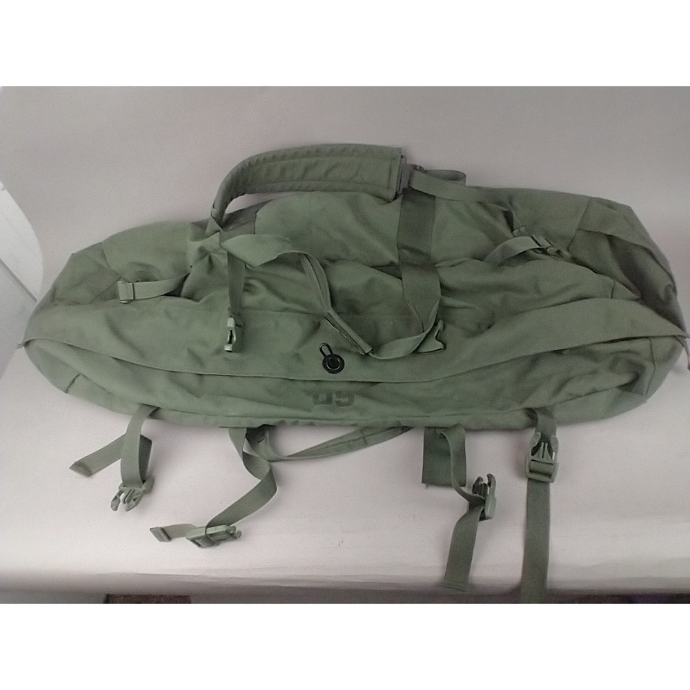 US Military Issue Improved Duffel Bag Olive Drab Nylon Backpack Straps